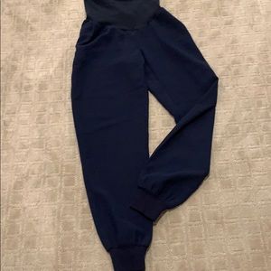 Joie blue maternity joggers